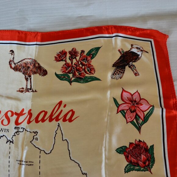 Vintage Australia Souvenir Scarf - Picture 4 of 11
